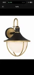 Crystorama Lighting Group ATL-702 Atlas 19" Tall Outdoor Wall Gold. Fixed Price $200.00.