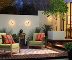 Kichler 4" Wide 2700K Led Bronze Half Moon Deck Light. Fixed Price $71.99.