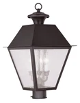 Livex Lighting 2169-07 Mansfield 3 20 Inch Bronze Outdoor Post Top Lantern. Fixed Price $639.96.