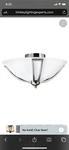 Hinkley Lights - 4660 Bolla 16.75" Flush Mount. Fixed Price $375.00.