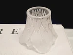 Decorative Glass & Coupling Cover For Minka Aire Cristafano F900L-BCW *new*. Fixed Price $42.39.