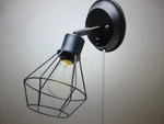 Globe Verdun 6.89 In. 1-LIGHT Matte Black Wall Sconce With Industrial Cage. Fixed Price $20.85.