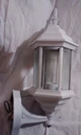 Kenroy Hunter Dust Dawn Photocell 5 In 1 White Wall Outdoor Lantern Light. Fixed Price $29.99.