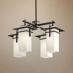 Kichler Caterham 21" Wide Olde Bronze Indoor Outdoor Chandelier. Fixed Price $964.99.