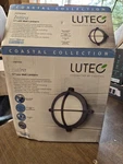 Lutec Outdoor Sconce 1-LIGHT Integrated Led Wall Mount Lantern Black W/ Cct. Fixed Price $32.50.