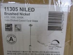 Kichler 4.5 1-LIGHT Integrated Led Brushed Nickel Shaded Kitchen Pendant. Fixed Price $52.46.