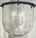 Troy Lighting Mercury 3 Lantern, Old Iron/antique Silver - F2564 Glass. Fixed Price $150.00.