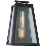 Artcraft Lighting AC8106BK Charleston Outdoor Wall Black And Vintage Gold. Fixed Price $112.00.