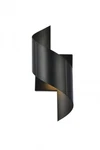 Elegant Lighting LDOD4034 Raine 13" Tall Led Outdoor Wall Sconce - Black. Fixed Price $110.00.