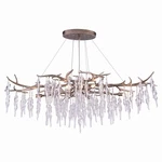 Rainier 6-LIGHT Linear Chandelier Glam Waterfall Style 19 Inches Tall. Fixed Price $769.99.