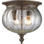 Z-lite 516F-WB Belmont 2 Light 10 Inch Weathered Bronze Outdoor Flush Mount. Fixed Price $119.00.