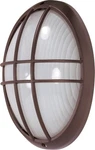 Nuvo 60-529 Light 13" Outdoor Bronze Oval Cage Bulk Head Security Fixture. Fixed Price $58.87.