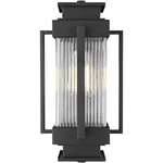 Elegant Lighting OD341W14BK Harlan Inch Black Outdoor Wall Sconce. Fixed Price $130.00.