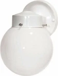 Nuvo 76-704 1-LIGHT 6" Porch Outdoor Wall With White Globe. Fixed Price $30.19.