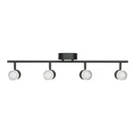 Afx Lighting Gregor Led Fixed Rail, Black/frosted - GRGF4450L30D1BK. Fixed Price $149.00.