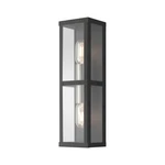 Livex Gaffney Lt Outdoor Ada Wall Lantern, Black/nickel/clear 28033-04. Fixed Price $149.96.