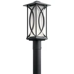Kichler 49976LED Ashbern Light 19" Tall Integrated Outdoor - Black. Fixed Price $101.66.