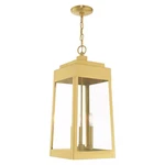 Livex Lighting 20860-12 Oslo 3 Satin Brass Outdoor Pendant Lantern. Fixed Price $815.99.
