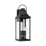 Capital Lighting Bradford Outdoor Wall Lantern, Black/clear - 946441BK. Fixed Price $270.00.