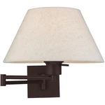 Livex Lighting 40038-07 Allison Swing Arm Or Wall Lamp Bronze. Fixed Price $245.96.