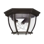 Capital Lighting 3 Lamp Outdoor Ceiling Fixture, Old Bronze, Clear - 9802OB. Fixed Price $60.80.