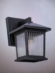 Joshua 1-LIGHT Black Not Motion Sensing Outdoor Integrated Led Wall Sconce. Fixed Price $35.05.