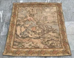Vintage Tapestry,medeival French Wall Hanging Home Decor 4X4FT. Fixed Price $300.00.