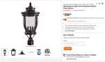 Merrimack 3-LIGHT Corona Bronze Outdoor Post Lantern, 23". Fixed Price $189.00.