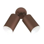 New Nicor Double Bullet 75-WATT 2-LIGHT Bronze Outdoor Wall Lantern Sconce. Fixed Price $179.99.
