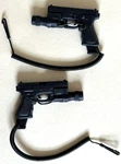1/6 Scale Hot Toys Naval Special Warfare Unit 2 Pistols W. Light Lanyard Seals. Fixed Price $14.99.