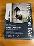 Hampton Bay Exterior Wall Lantern Oil Rubbed Bronze 433659 New Open Box. Fixed Price $24.99.