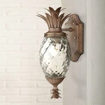 Hinkley Plantation 14" Pineapple Glass Copper Bronze Outdoor Light. Fixed Price $499.00.