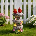 Teresa's Collections Garden Statues With Outdoor Solar Lights For Deco.... Fixed Price $64.80.