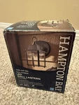 Hampton Bay Black Outdoor Wall Lantern Sconce Beveled Glass 1000 639 986 New. Fixed Price $29.00.