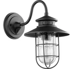 Quorum 7696-69 Moriarty 12.5" Outdoor Wall Sconce In Noir. Fixed Price $144.00.