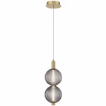 Palmas 23W Led PENDANT-16 Inches Tall And Wide-gold Finish Eurofase. Fixed Price $375.00.