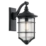 Kichler 49127 Black Royal Marine 1-LIGHT 18.25"H Outdoor Wall Sconce. Fixed Price $369.99.