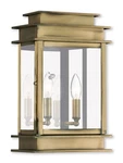 Livex Lighting 2016-01 Princeton Outdoor Wall Antique Brass. Fixed Price $593.96.