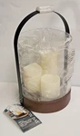 Hampton Bay Led 3 Candle Metal Lantern Indoor Outdoor Patio 14" X 8.5" New. Fixed Price $29.95.