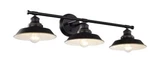 Tidoin 3-LIGHT Black Round Hardwired Outdoor Wall Lantern Sconce Porch. Fixed Price $82.15.