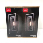 2PK Globe Electric 44307 Montague 1-LIGHT Bronze Outdoor Wall Lantern Sconce. Fixed Price $64.99.