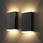 Ugdluck Solar Wall OUTDOOR,3000/4000/6000K Modes Dusk Dawn Lightin.... Fixed Price $69.19.
