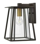 Hinkley Lighting Walker 1-LIGHT 12-1/4"H Outdoor Wall Sconce W/clear Glass Shade. Fixed Price $214.47.