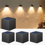 Luhlee Solar Wall Lights Outdoor,square Modern Sconce IP65 Waterproof. Fixed Price $83.79.
