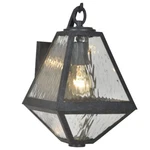 Crystorama Brian P. Flynn For Glacier 1-LT Outdoor Wall, Black GLA-9701-WT-BC. Fixed Price $230.00.