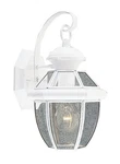 Livex Lighting 2051 White Monterey 1-LIGHT Outdoor Wall Sconce. Fixed Price $139.96.