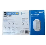 Builder Best Oval Deck Light 156457 White Series (portfolio) Open Box 291WH. Fixed Price $14.44.