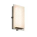 Justice Design Led Fusion Avalon Sm Sconce, Nickel/weave FSN-7562W-WEVE-NCKL. Fixed Price $220.80.