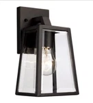 Trans Globe Lighting 50210 Black Obsidian Single 10"H Outdoor Wall Sconce. Fixed Price $57.99.
