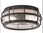 Kichler Montview 11" Weathered Zinc Indoor/outdoor Flush Mount Light. Fixed Price $38.00.